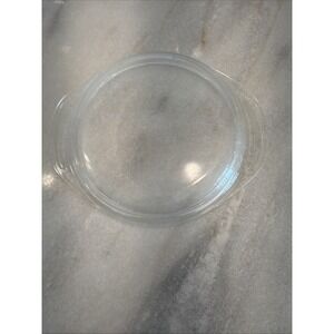 Pyrex 682-C3 Clear Glass Lid Small Chip